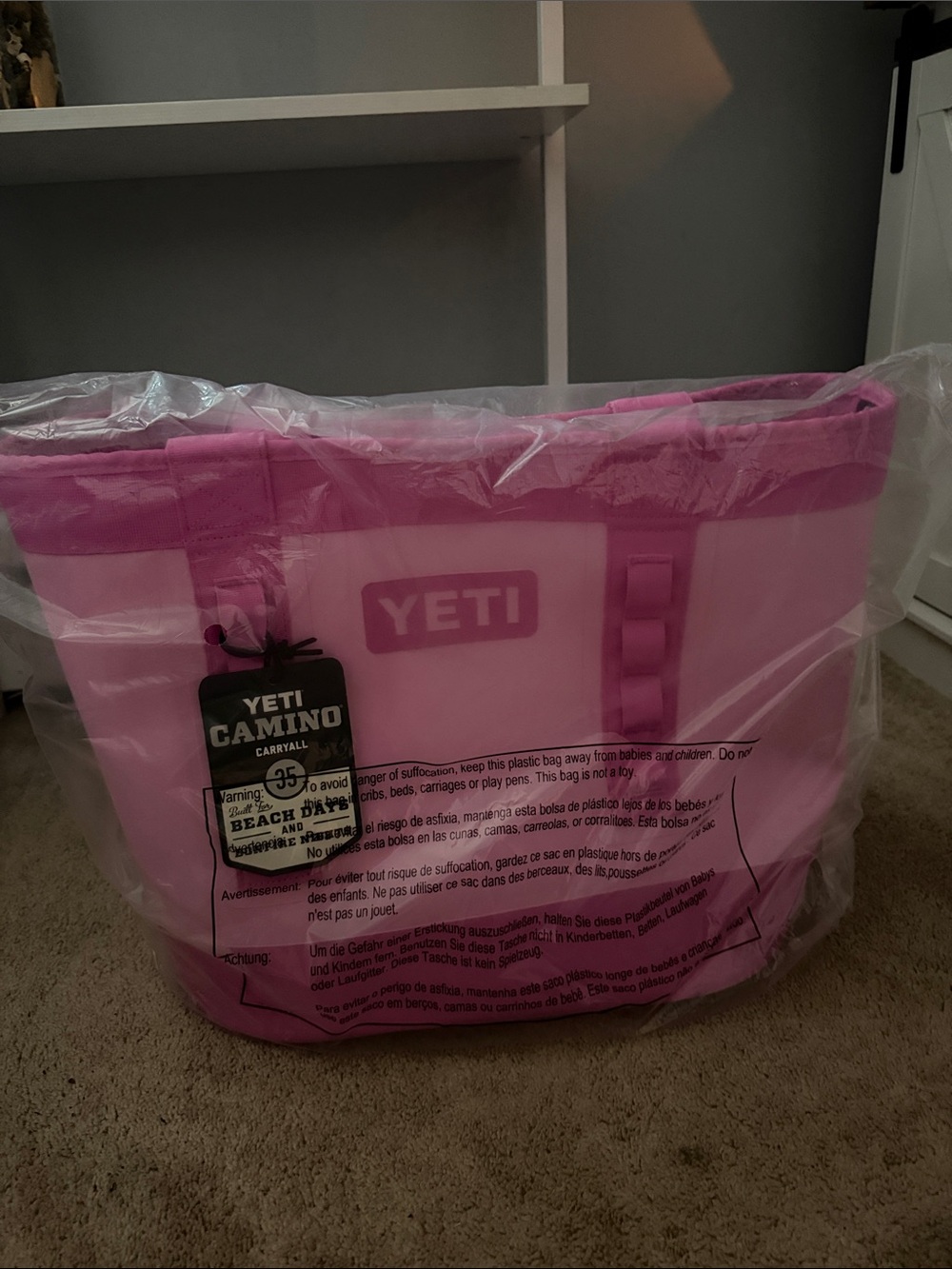 Yeti Pink Camino Carryall Tote